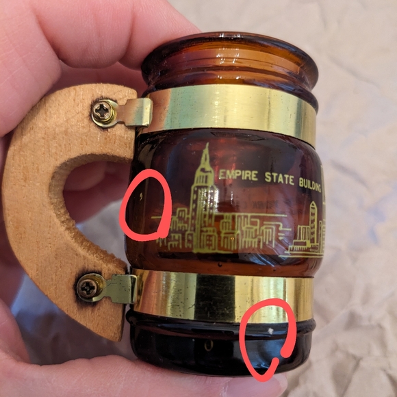 Benner Glass Siesta Ware Vintage NYC Souvenir Shot Glass - Picture 6 of 6